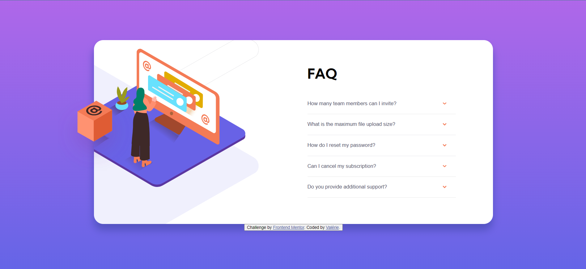 Image du projet 'TP accordéon FAQ Card ' 