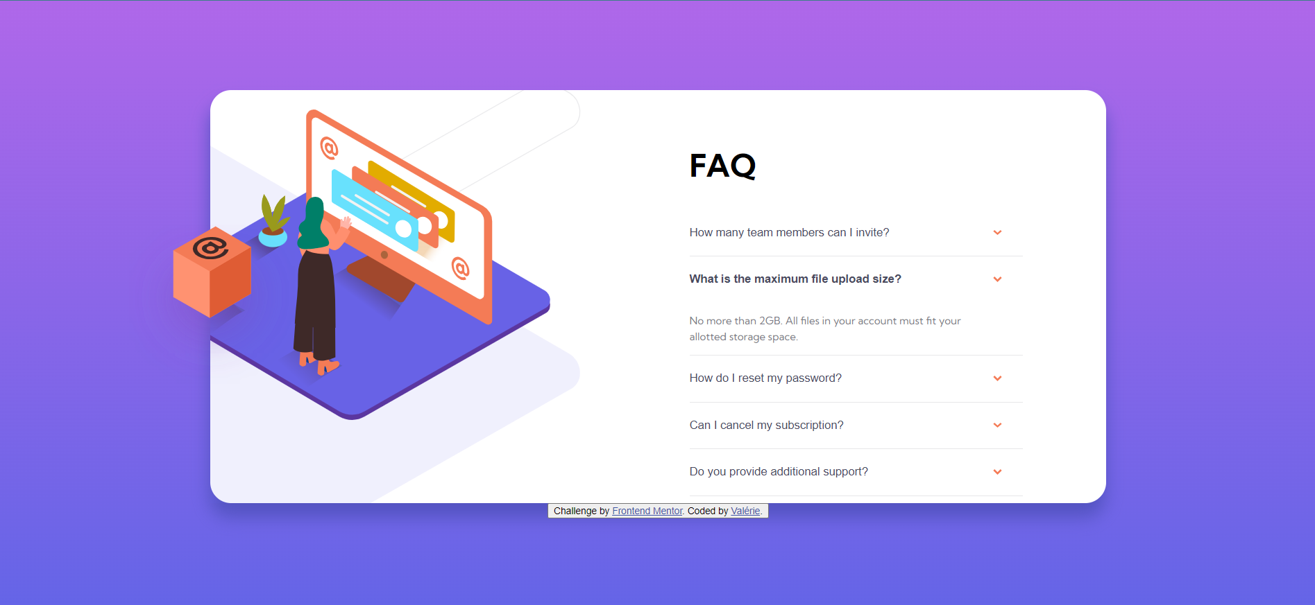 Image du projet 'TP accordéon FAQ Card ' 