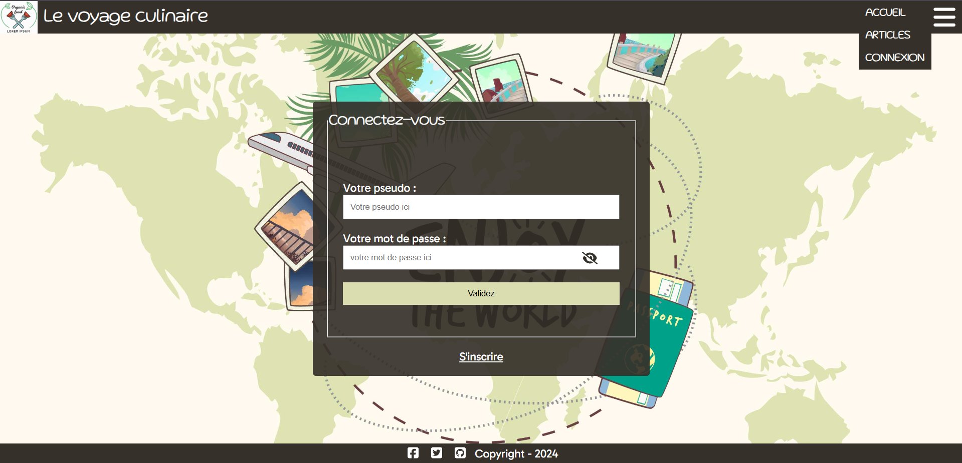 Image du projet 'TP Voyage culinaire ' 
