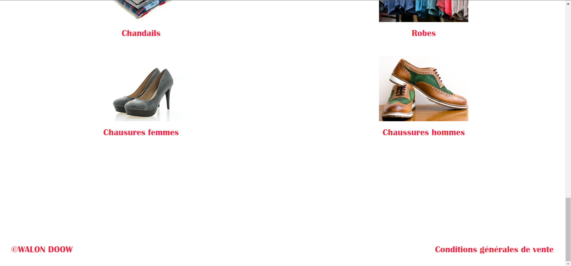 Image du projet 'TP WalonDoow-main intégration de maquette ' 