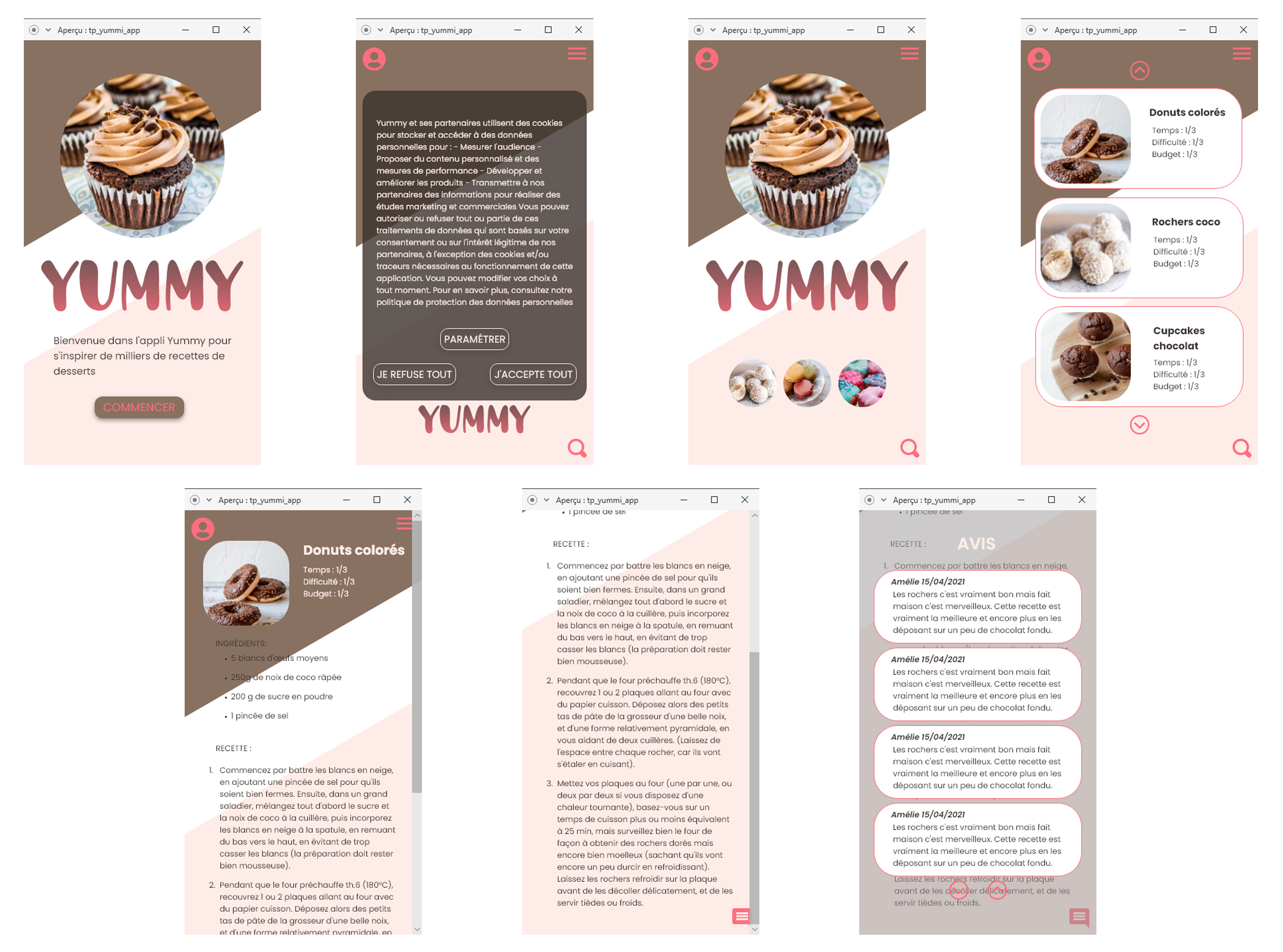 Image du projet 'TP Yummy ' 