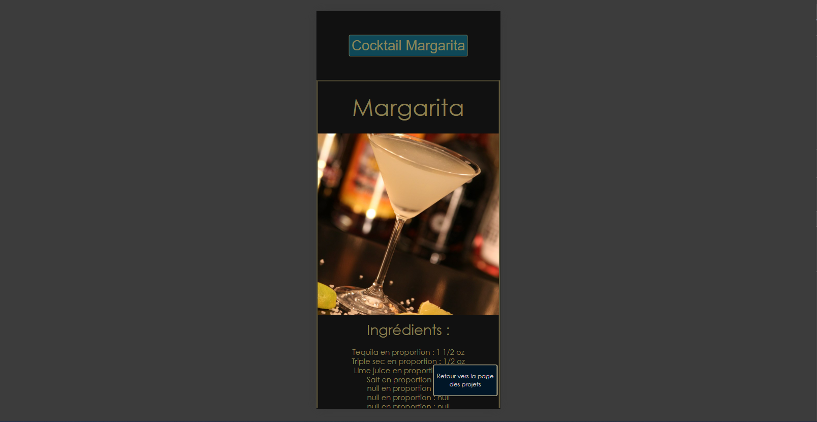 Image du projet 'TP margarita ' 