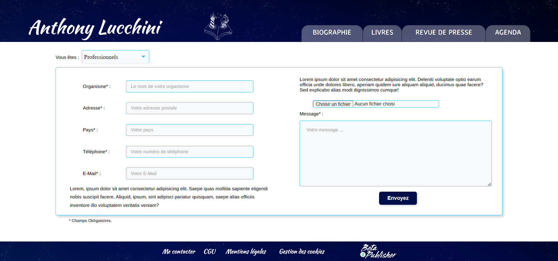 Image du projet 'Projet professionnel  ' 